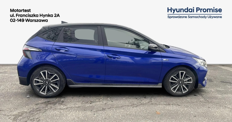 Hyundai i20 cena 78900 przebieg: 5900, rok produkcji 2023 z Szlichtyngowa małe 137